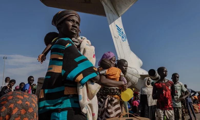 حركات النزوح لجنوب السودان