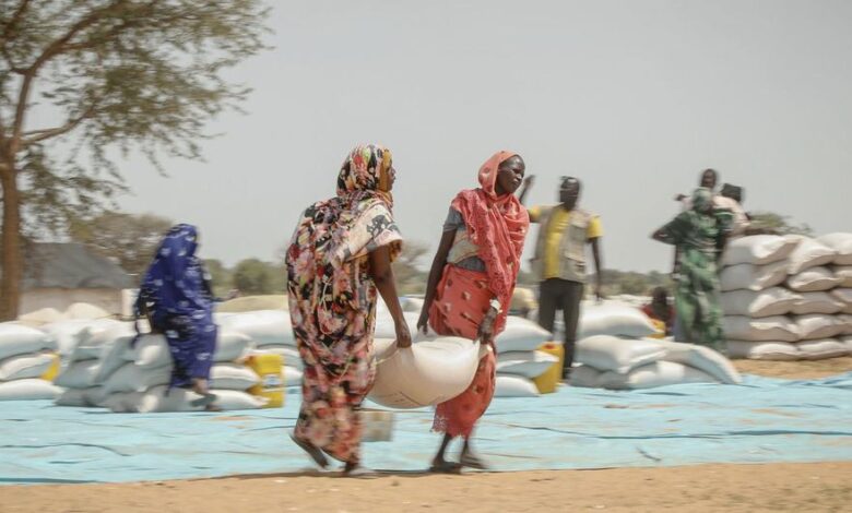 لاجئات من السودان