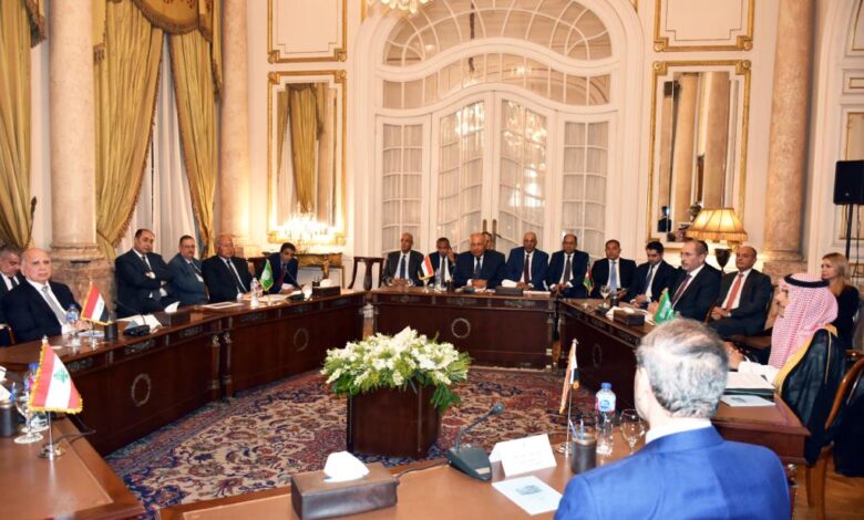 اجتماع لجنة الاتصال الوزارية العربية بشأن سوريا