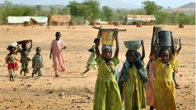 الأطفال في دارفور