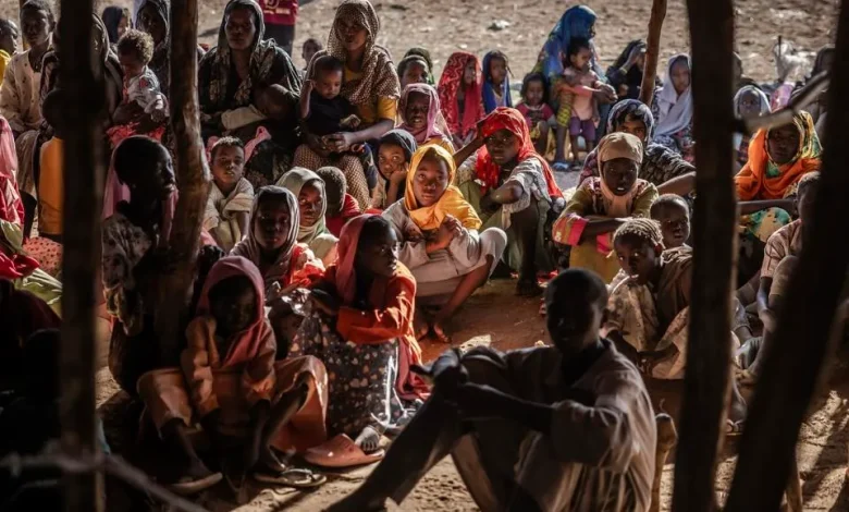 الأزمة الانسانية في السودان